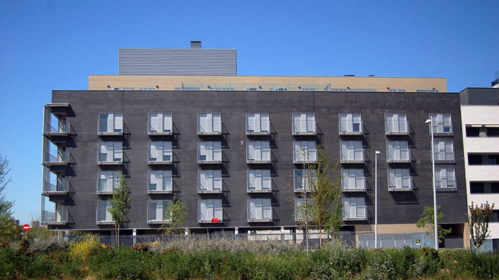 Imagen de archivo de una promoción de viviendas en Valdebebas (Madrid)