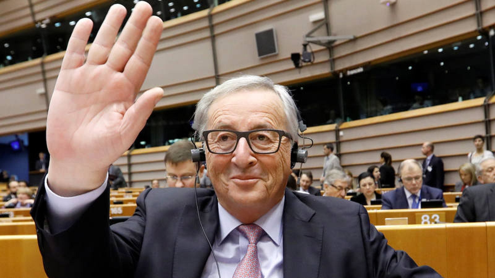 El presidente de la Comisión Europea, Jean-Claude Juncker, presenta su libro blanco post 'Brexit'