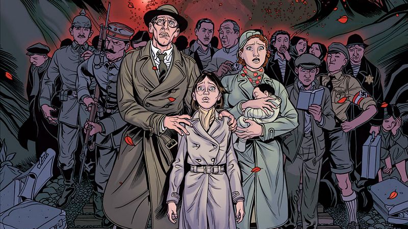 Fragmento de la portada de 'A la sombra del convoy'