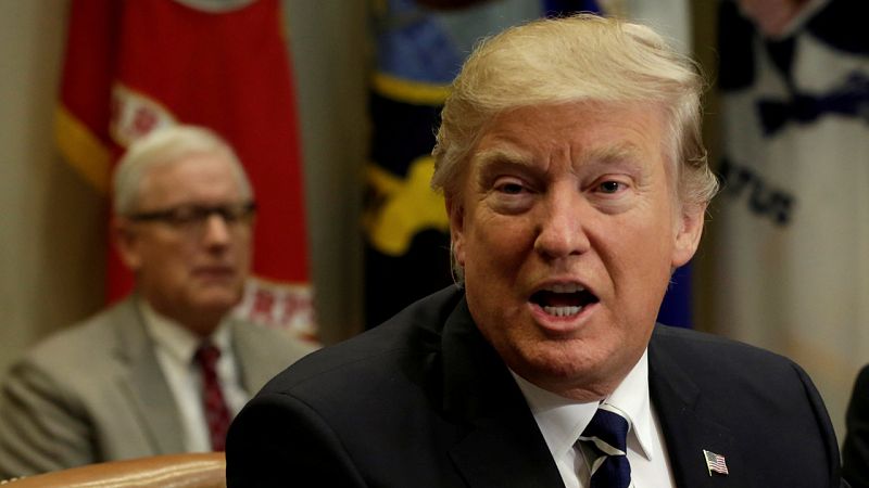 El presidente de los Estados Unidos Donald Trump fotografiado en la Casa Blanca