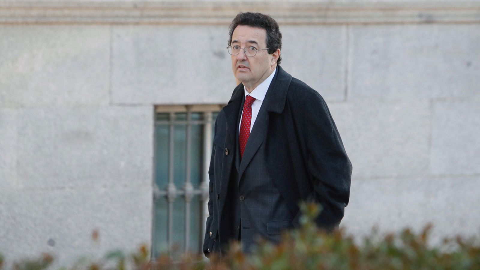 El exdirector de supervisión Mariano Herrero a su llegada a la Audiencia