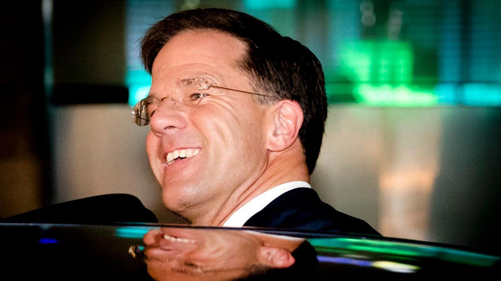 Mark Rutte en La Haya (Holanda), tras ser reelegido como primer ministro