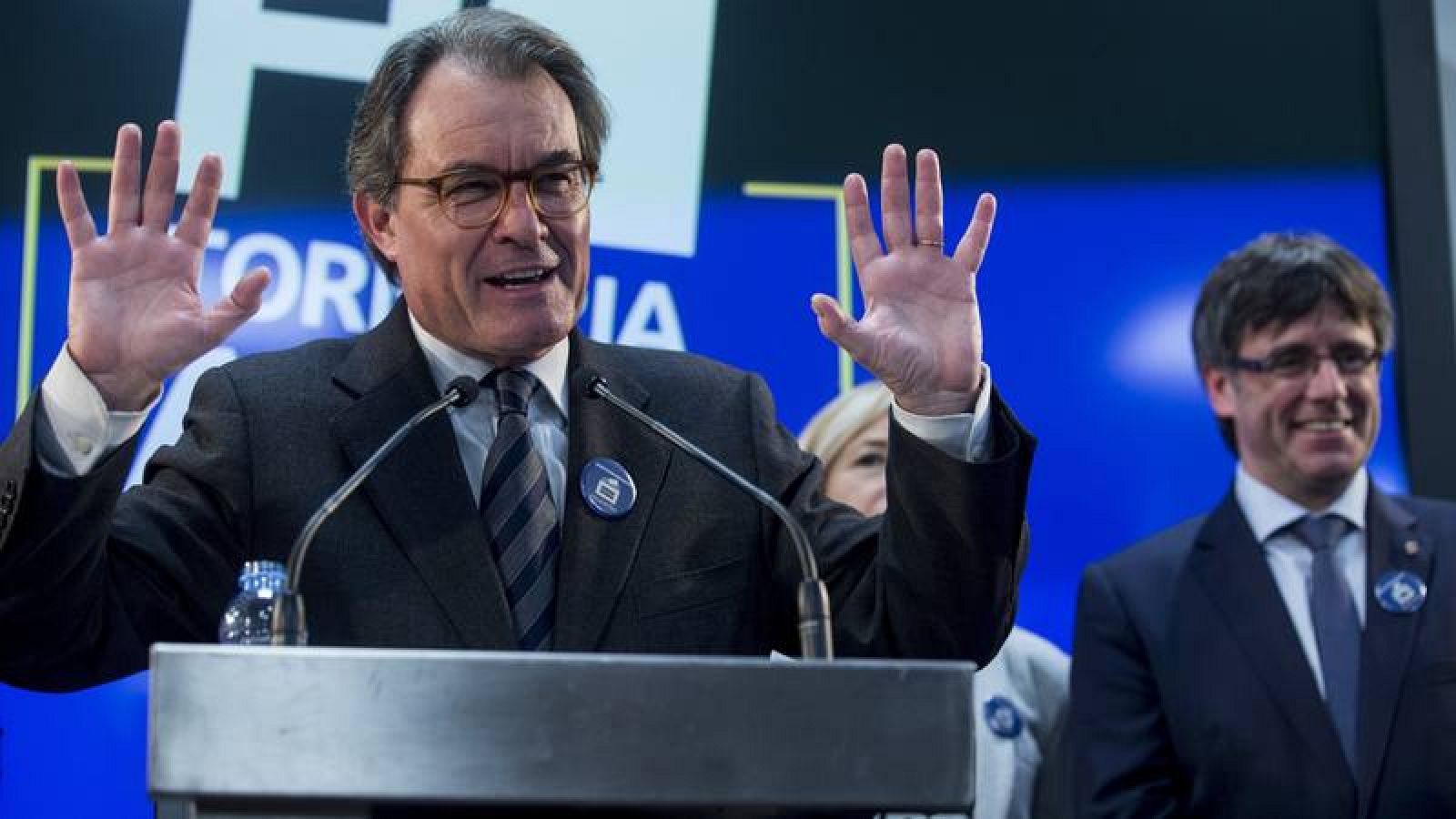 El expresidente de la Generalitat Artur Mas el pasado 13 de marzo tras la sentencia de inhabilitación por dos años.