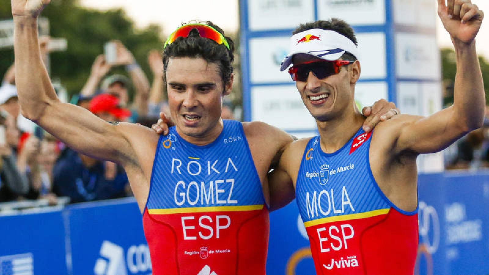 Mario MOla y Javier Gómez Noya, en imagen de archivo