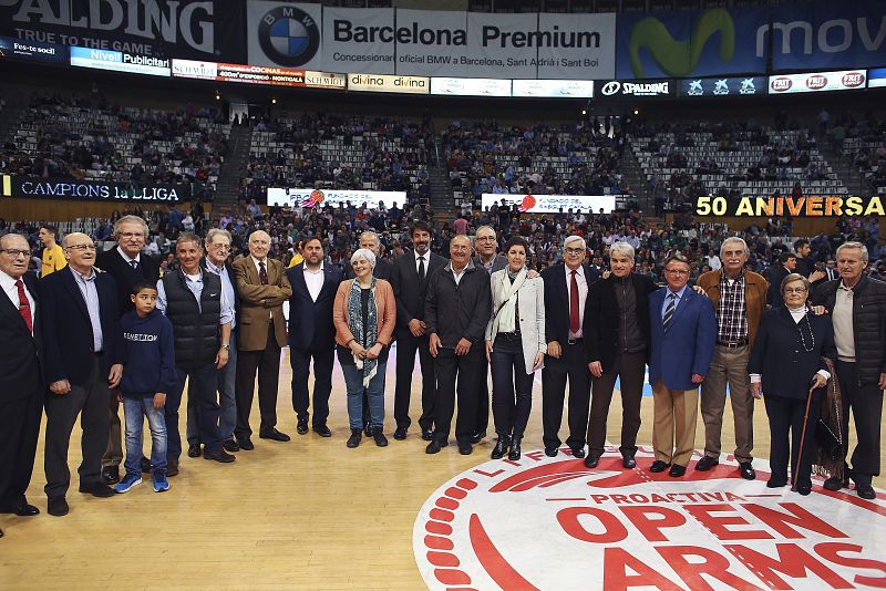 VILLACAMPA, SABATE Y JUNQUERAS, EN EL PARTIDO JOVENTUT - BARCELONA LASSA