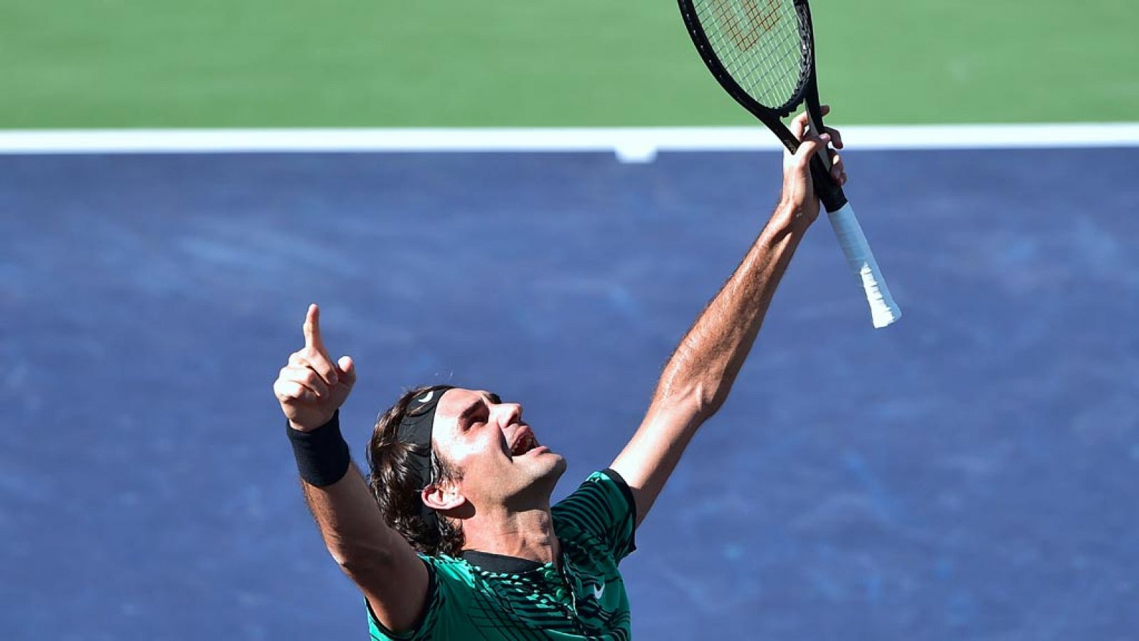 Roger Federer, tras vencer a Wawrinka en la final de Indian Wells