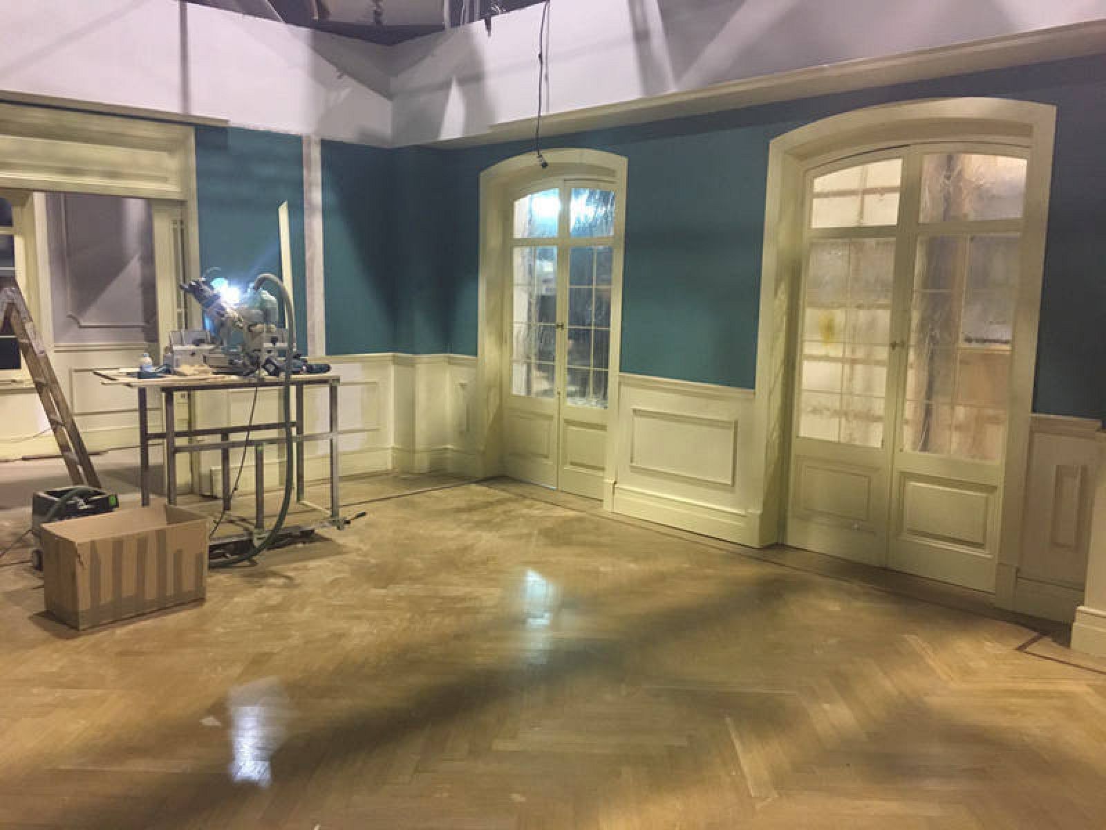  Los decorados interiores de 'Acacias 38' después de su traslado