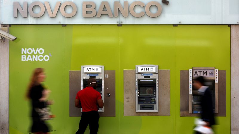 Una sucursal de Novo Banco en Lisboa