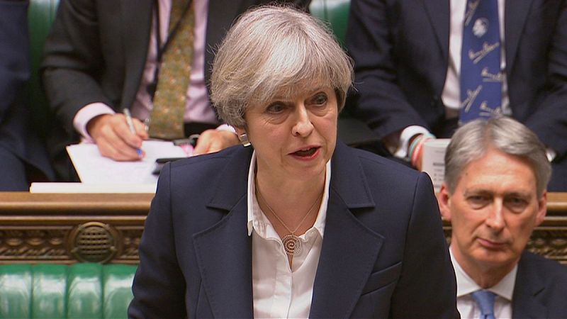 La primera ministra británica, Theresa May