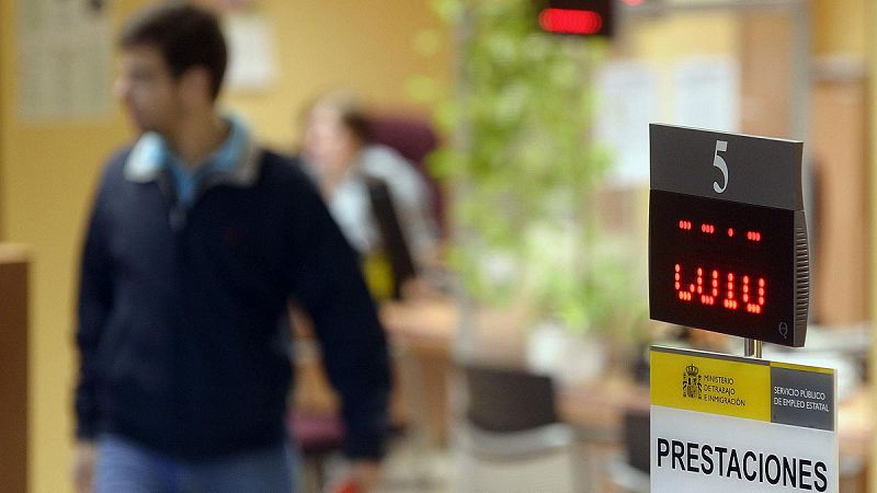 Archivo de una oficina de empleo en Valladolid