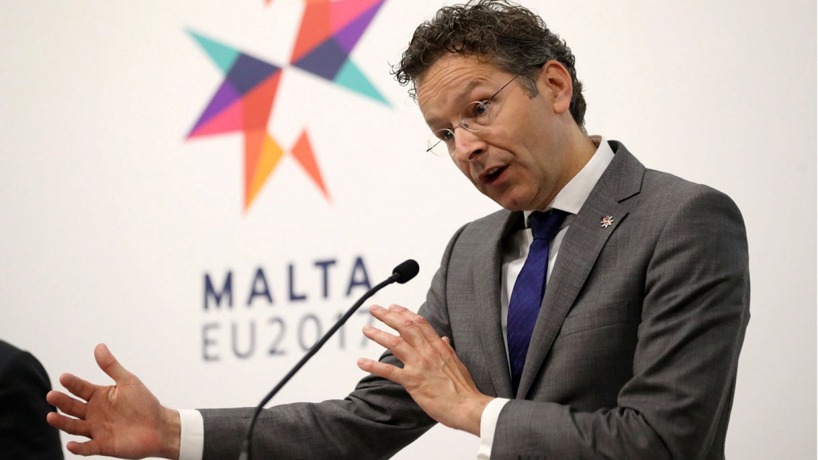 El ministro de Finanzas en funciones holandés y presidente del Eurogrupo, Jeroen Dijsselbloem