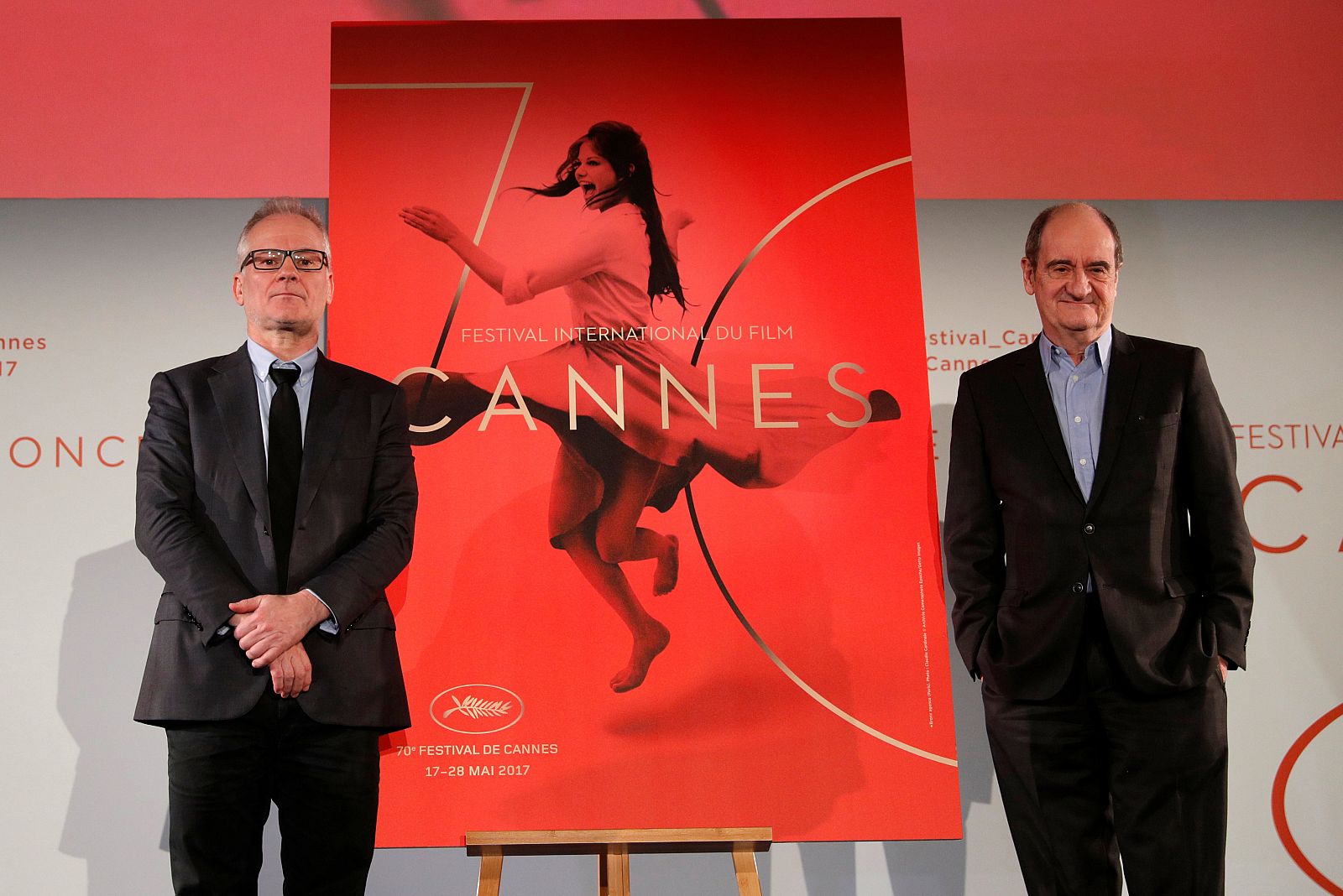 Rueda de prensa de la 70 edición del Festival de Cannes.