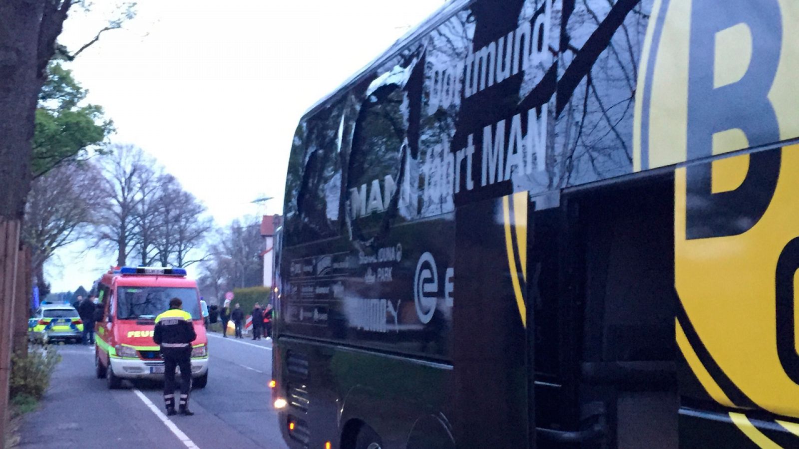 Autobús del Borussia Dortmund, atacado el pasado martes