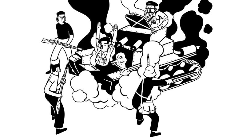 Viñeta de 'Cisco. Una guerra, un país, un hombre'