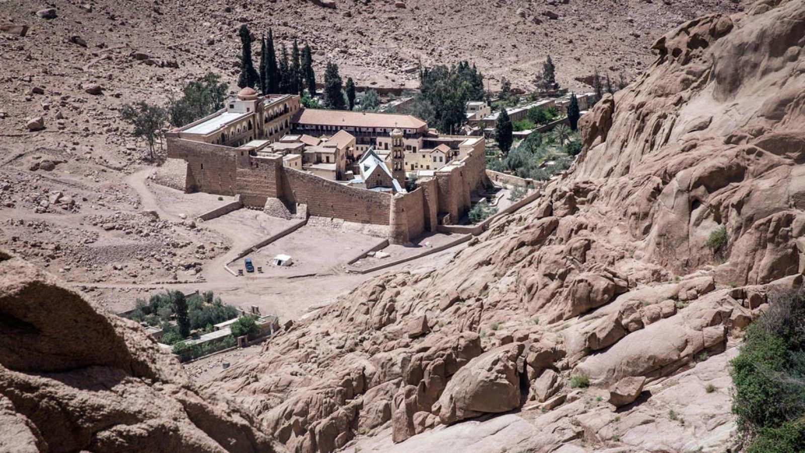 Monasterio de Santa Catalina en Egipto, al sur de la península del Sinaí