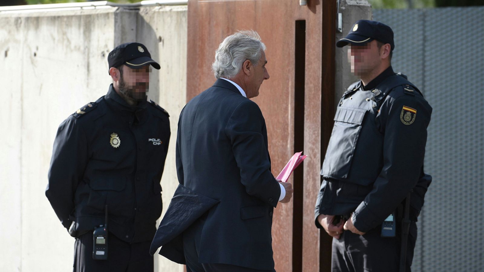 El exviceconsejero madrileño Alejandro Halffter a su llegada a la sede de la Audiencia Nacional