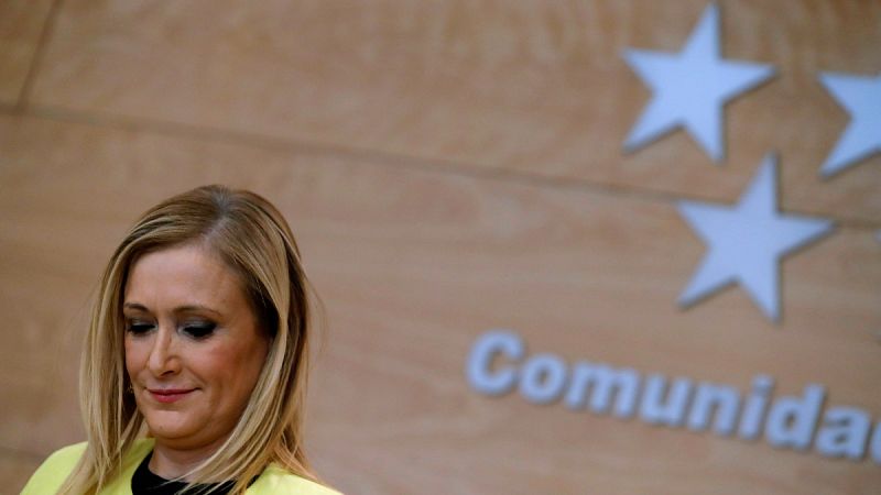La presidenta de la Comunidad de Madrid, Cristina Cifuentes