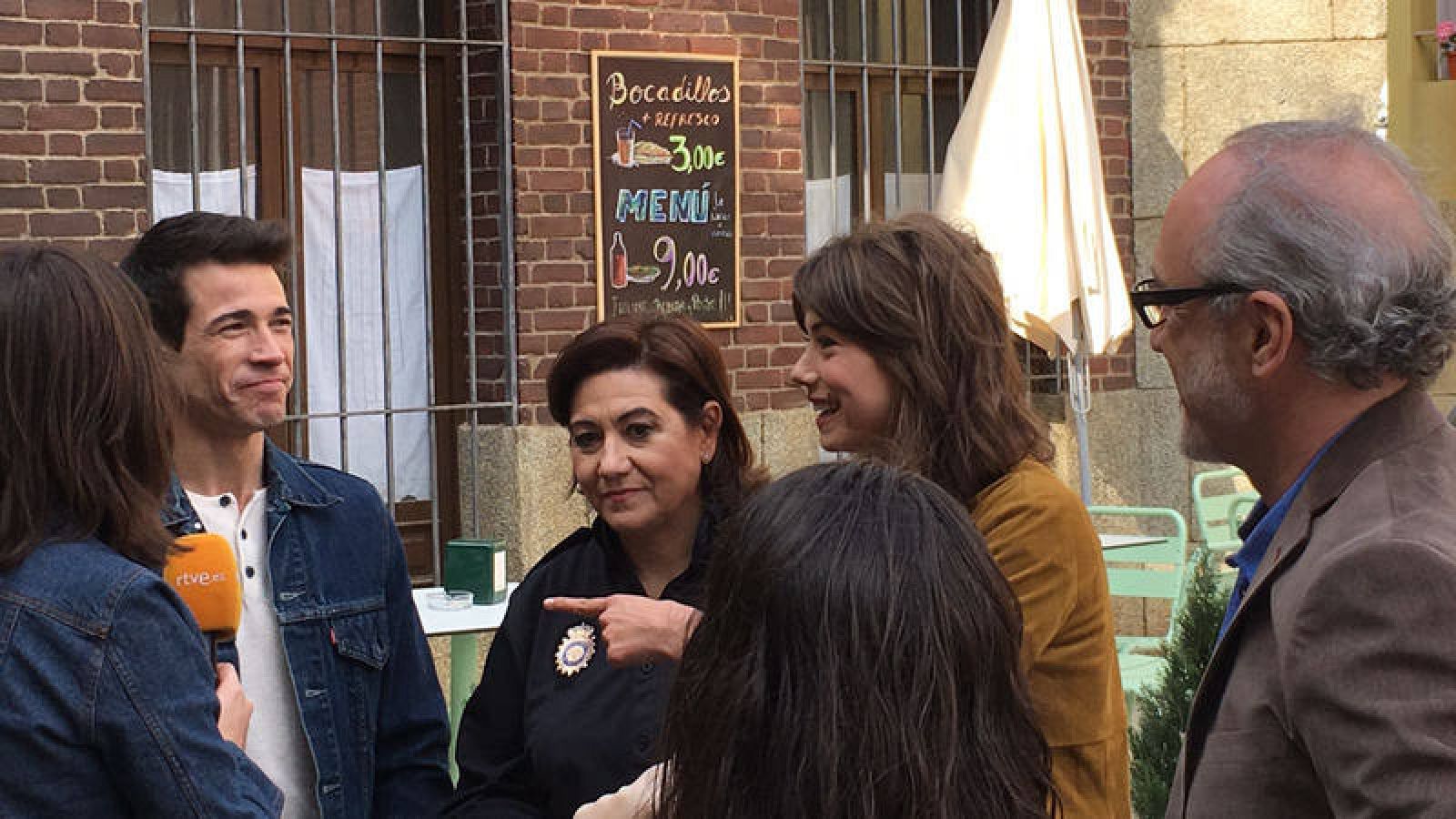  Luisa Martín, Juanjo Ballesta, Andrea del Río y Roberto Álvarez durante el Facebook Live