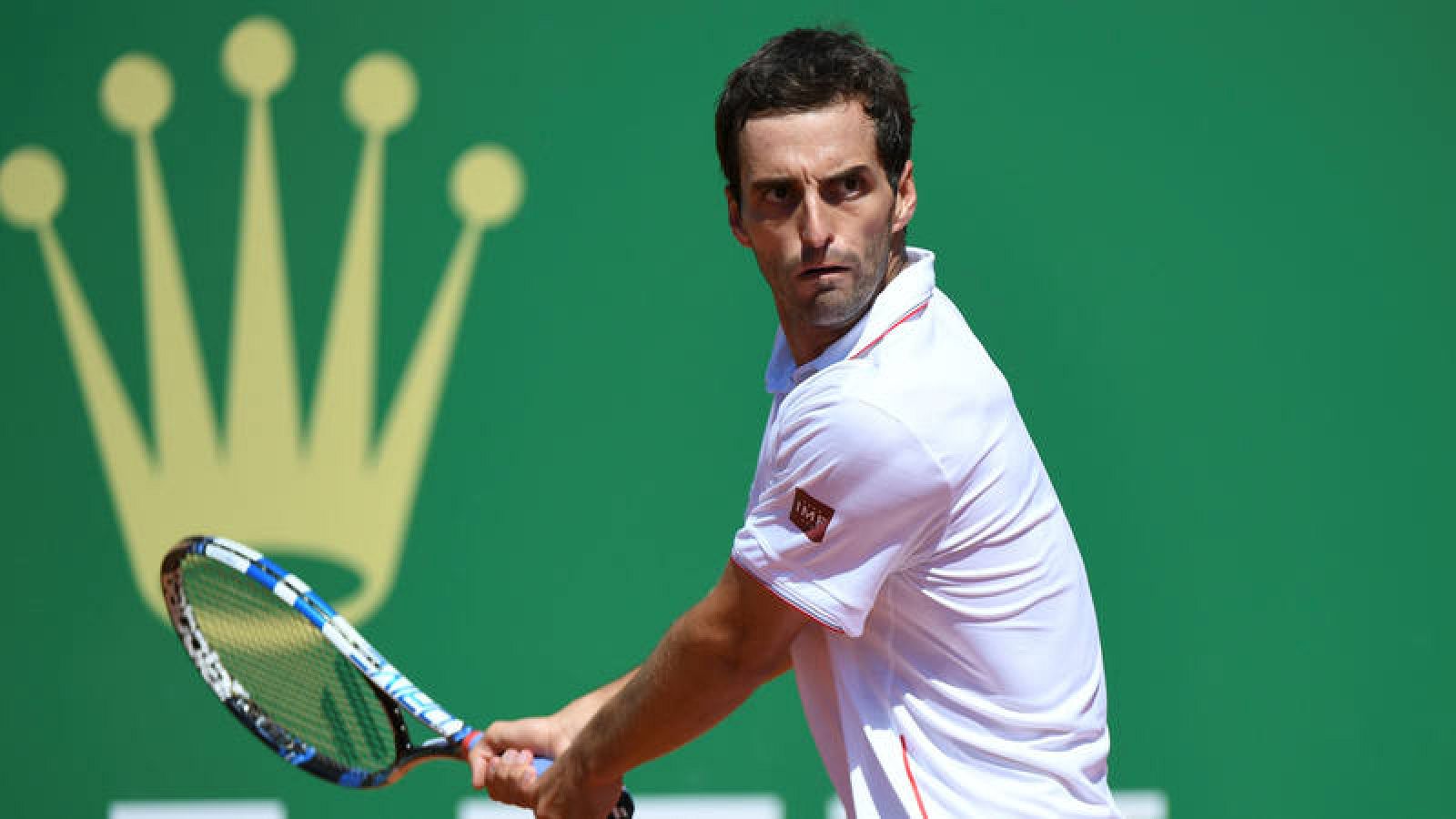 El español Albert Ramos, en un momento del partido contra Murray