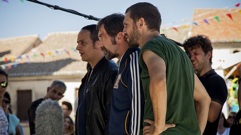 Rodaje de la película 'Tarde para la ira', de Raúl Arévalo.