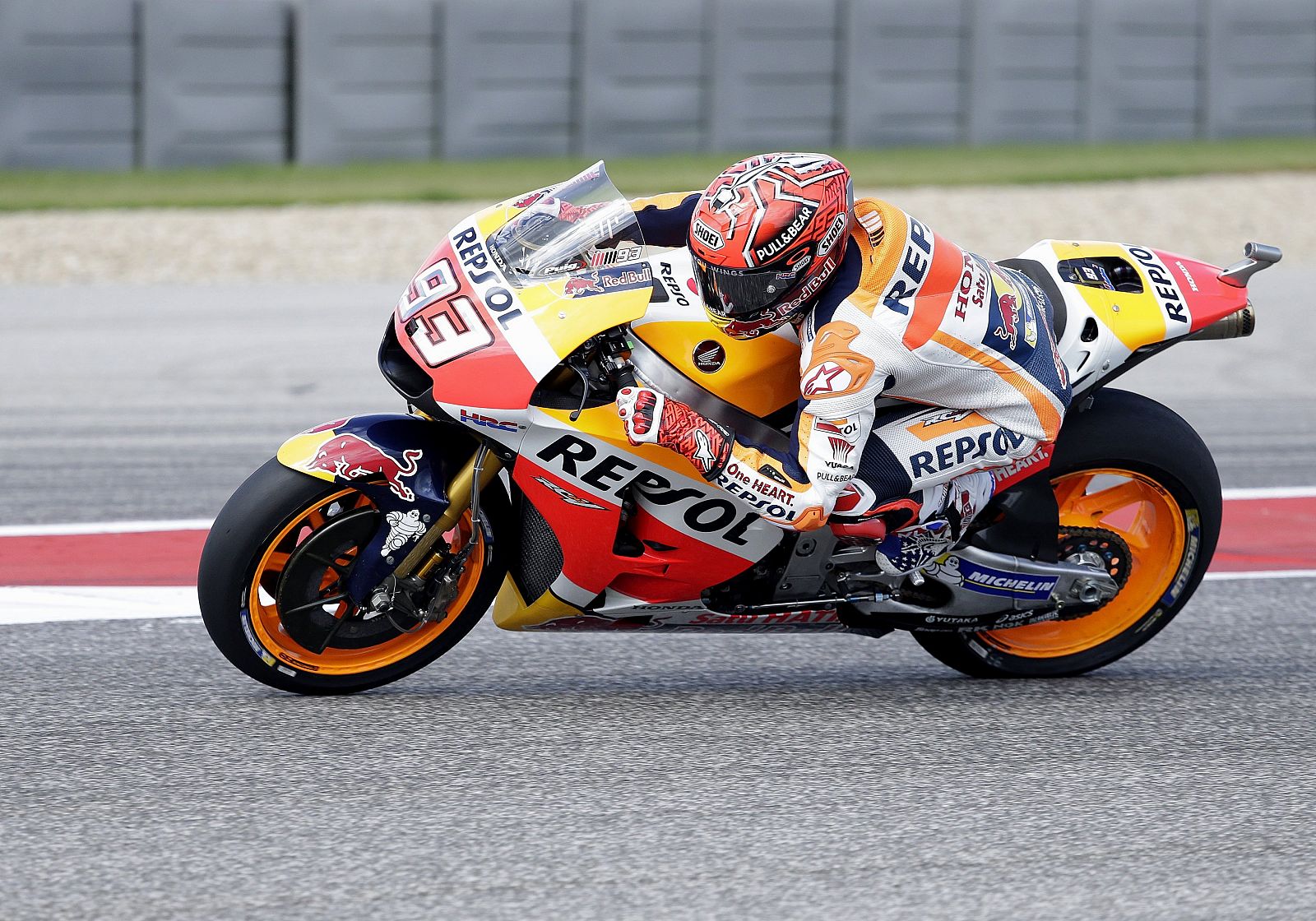 Márquez, en el circuito de Las Américas, este viernes