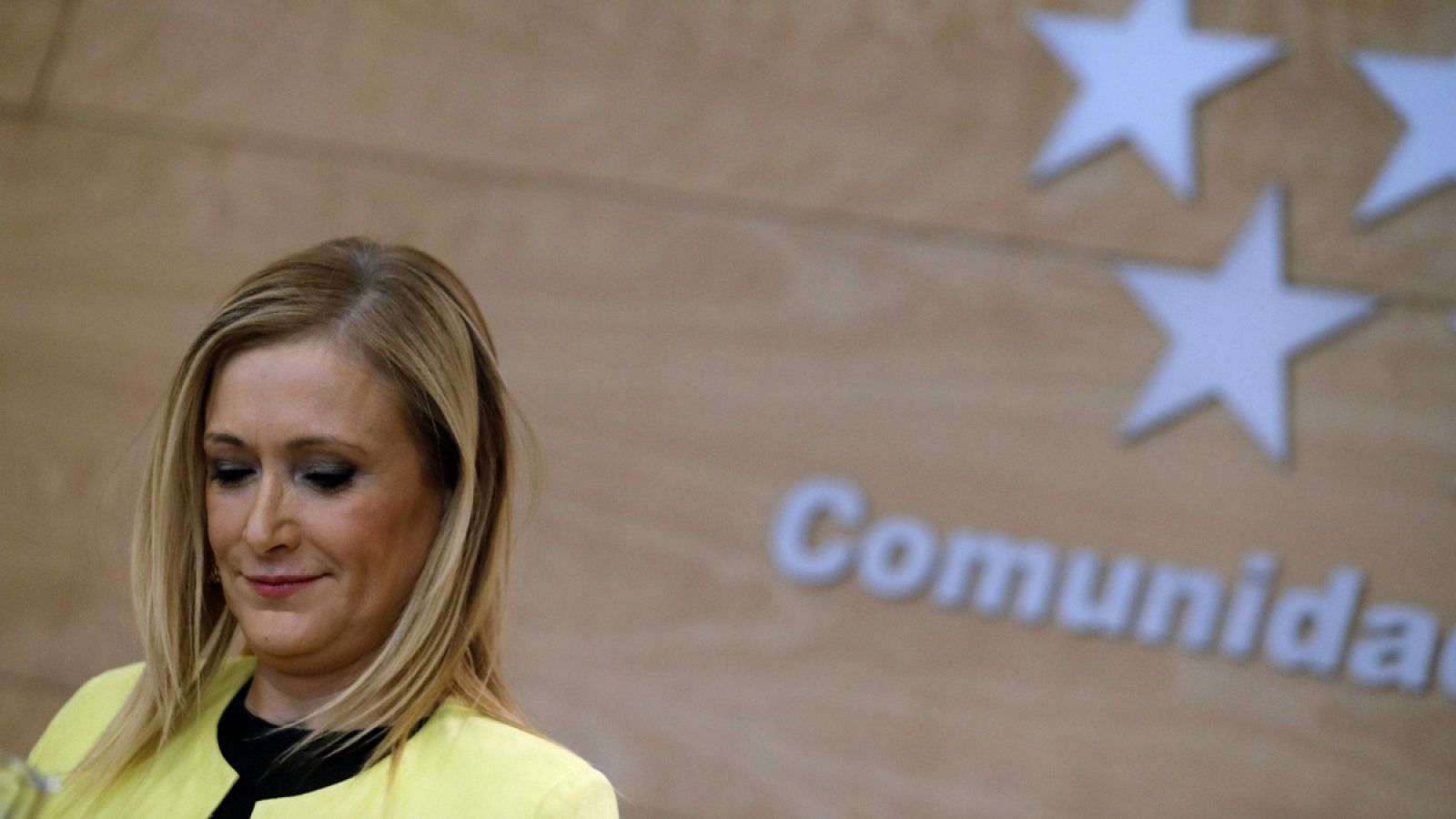 La presidenta de la Comunidad de Madrid, Cristina Cifuentes