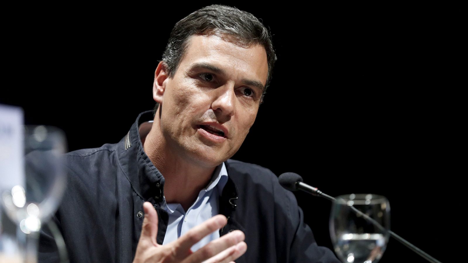 El ex secretario general del PSOE y precandidato a las primarias del partido, Pedro Sánchez