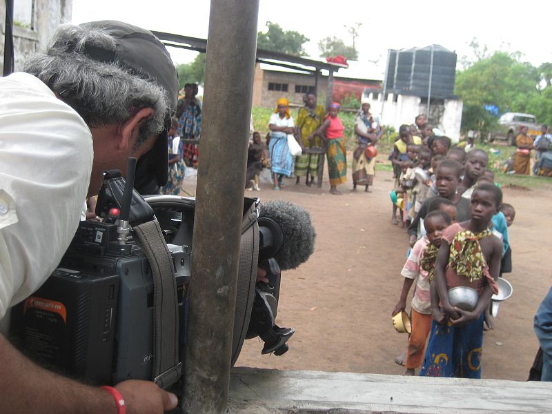 En la misión de Chupanga, a orillas del río Zambeze