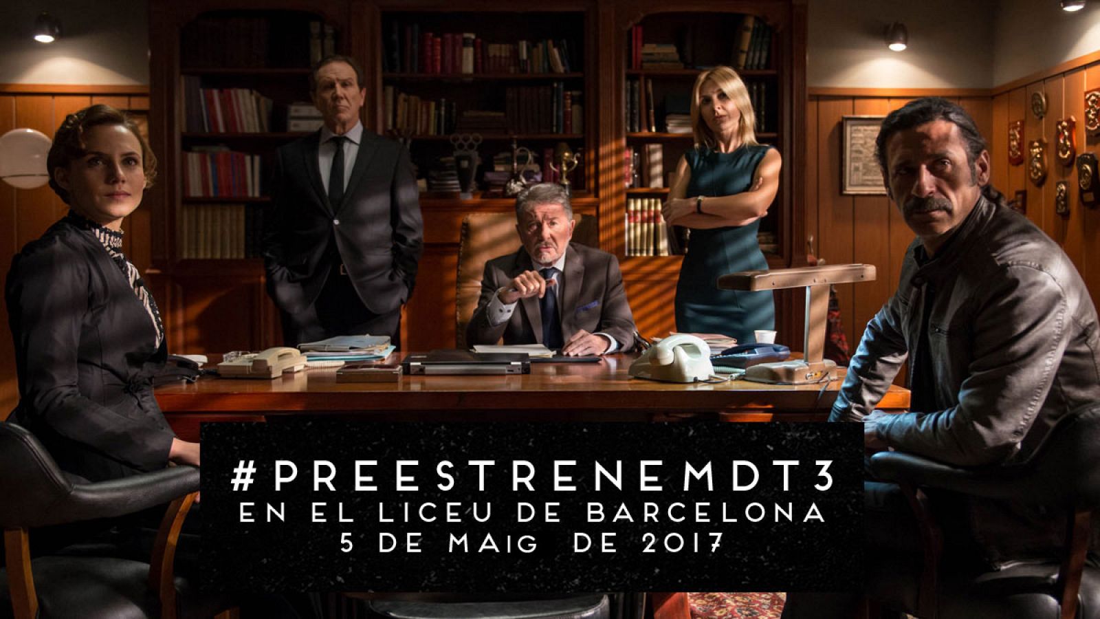 Preestrena de la 3ª temporada d'El MInisterio del Tiempo al Liceu