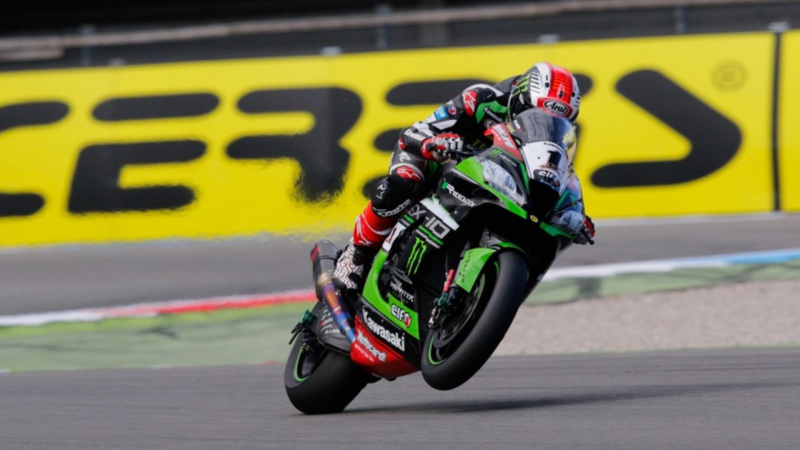 Rea, durante los entrenamientos en Assen