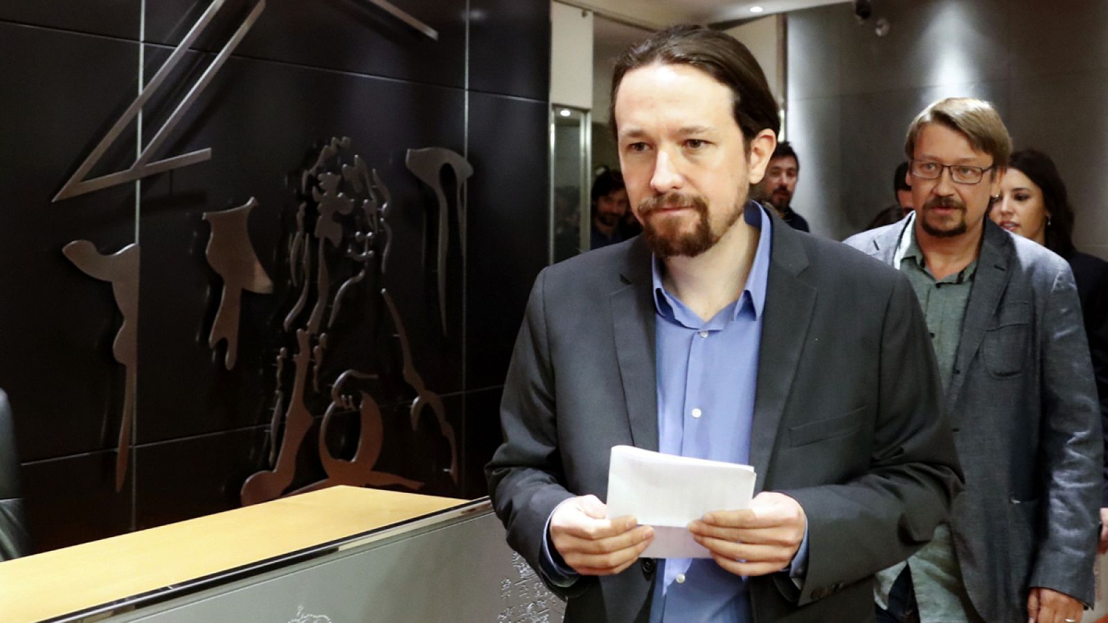 El líder de Podemos, Pablo Iglesias