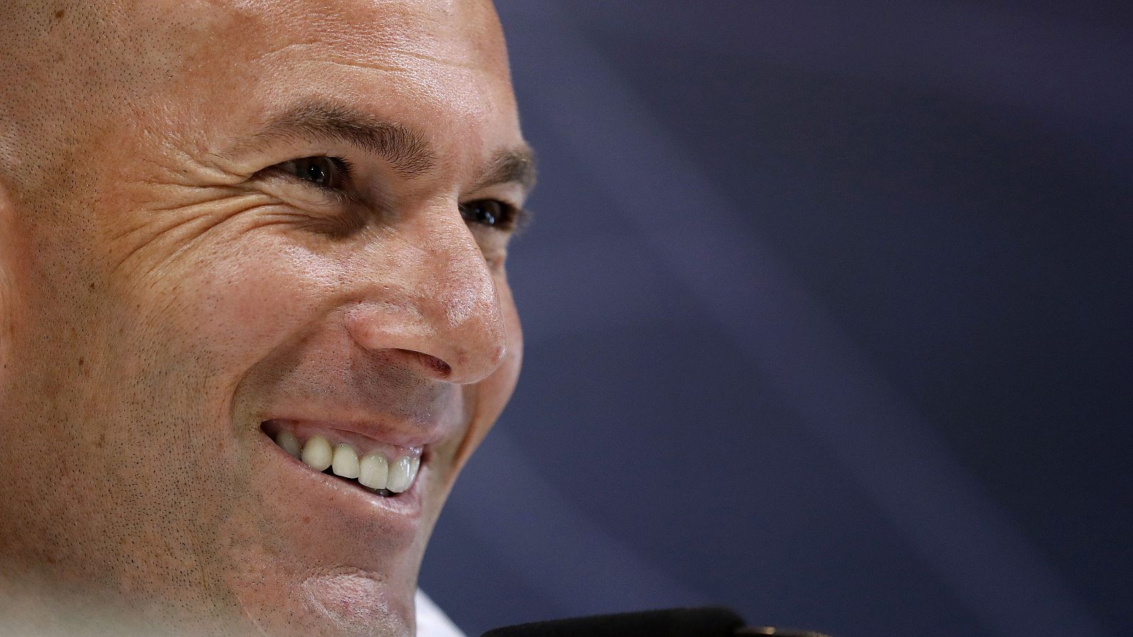 El entrenador del Madrid, Zinedine Zidane