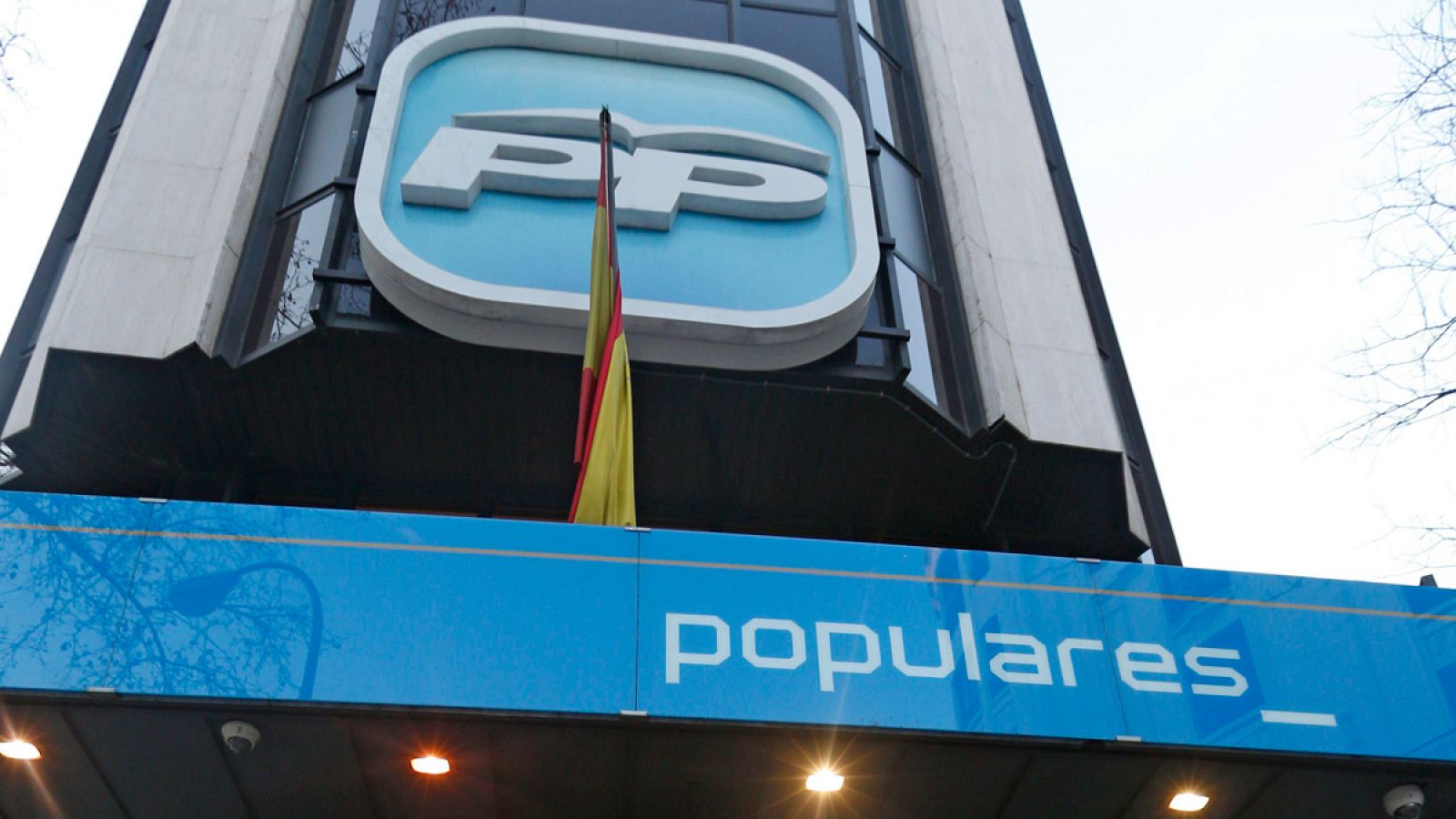 Sede nacional del PP en la calle Génova de Madrid