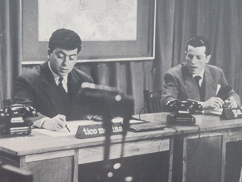 Historia de TVE - "Tele-Madrid", primer programa de entrevistas con Tico Medina y Yale