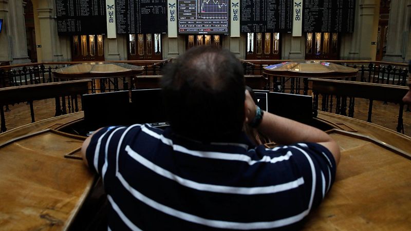 Imagen de archivo de la Bolsa de Madrid