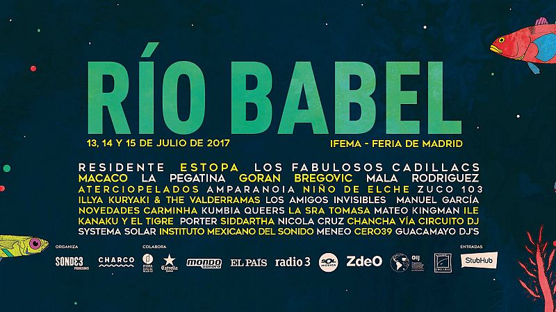 Los días 13, 14 y 15 de julio, IFEMA - Feria de Madrid acoge el Festival Río Babel
