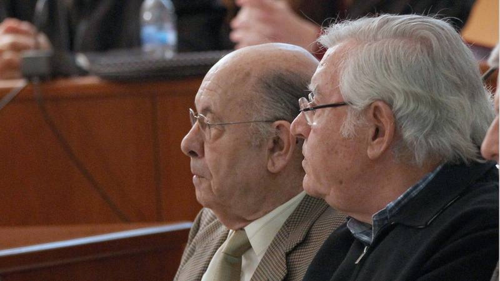 Los antiguos responsables del Palau de la Música de Barcelona, Felix Millet (i) y Jordi Montull