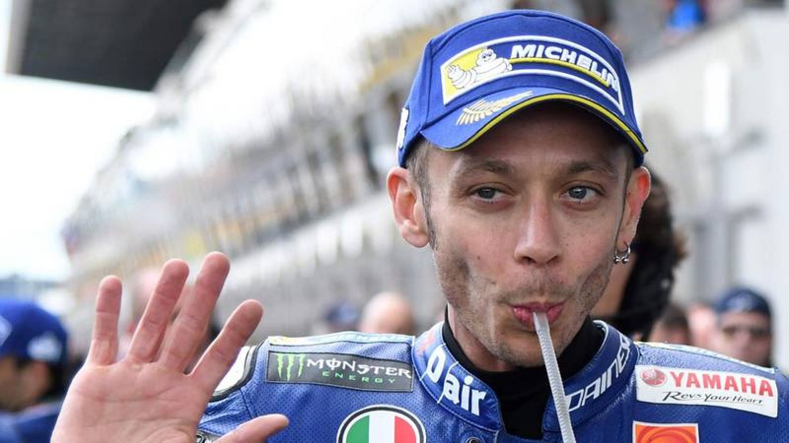 Imagen de archivo del piloto italiano Valentino Rossi
