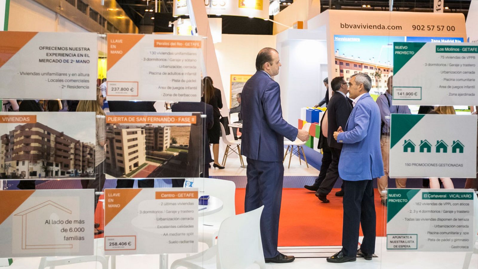 Estand del Salón Inmobiliario Internacional de Madrid (SIMA)