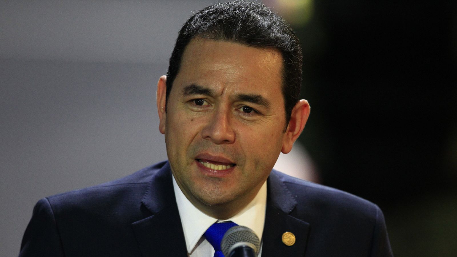 El presidente de Guatemala, Jimmy Morales