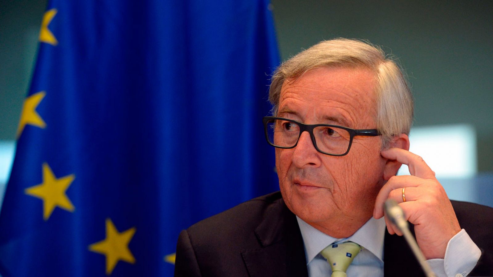 El presidente de la Comisión Europea, Jean-Claude Juncker, ante el Parlamento de la UE
