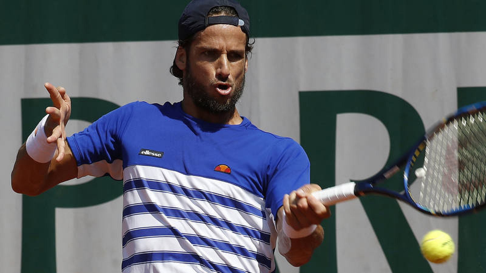 Feliciano López, en su partido contra David Ferrer.