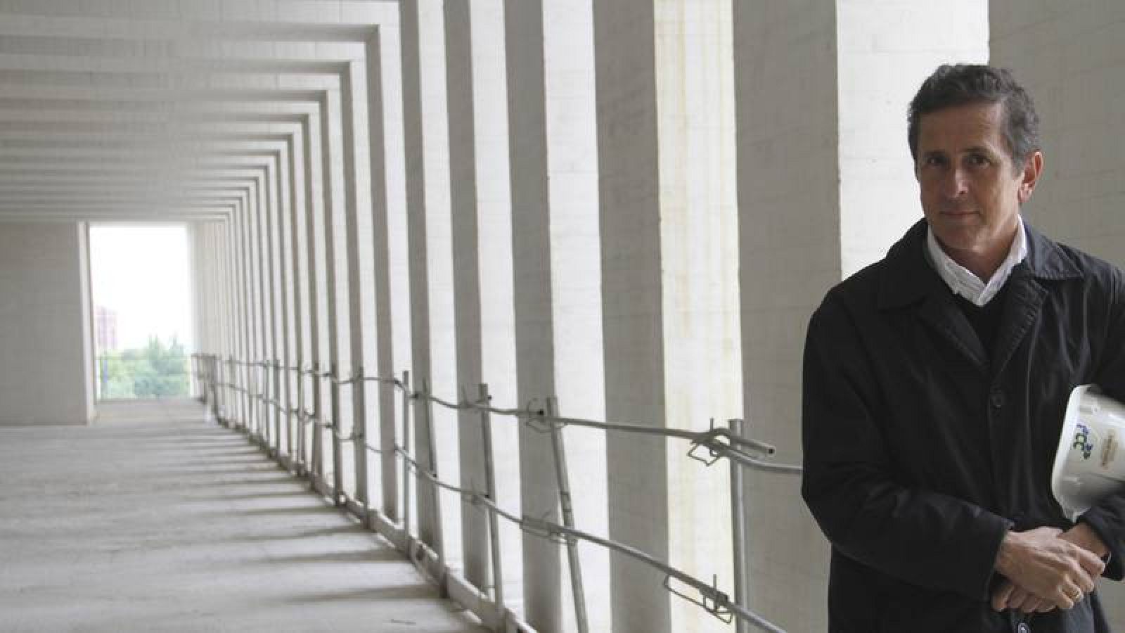   El arquitecto Emilio Tuñón en el Museo de Colecciones Reales (2012).