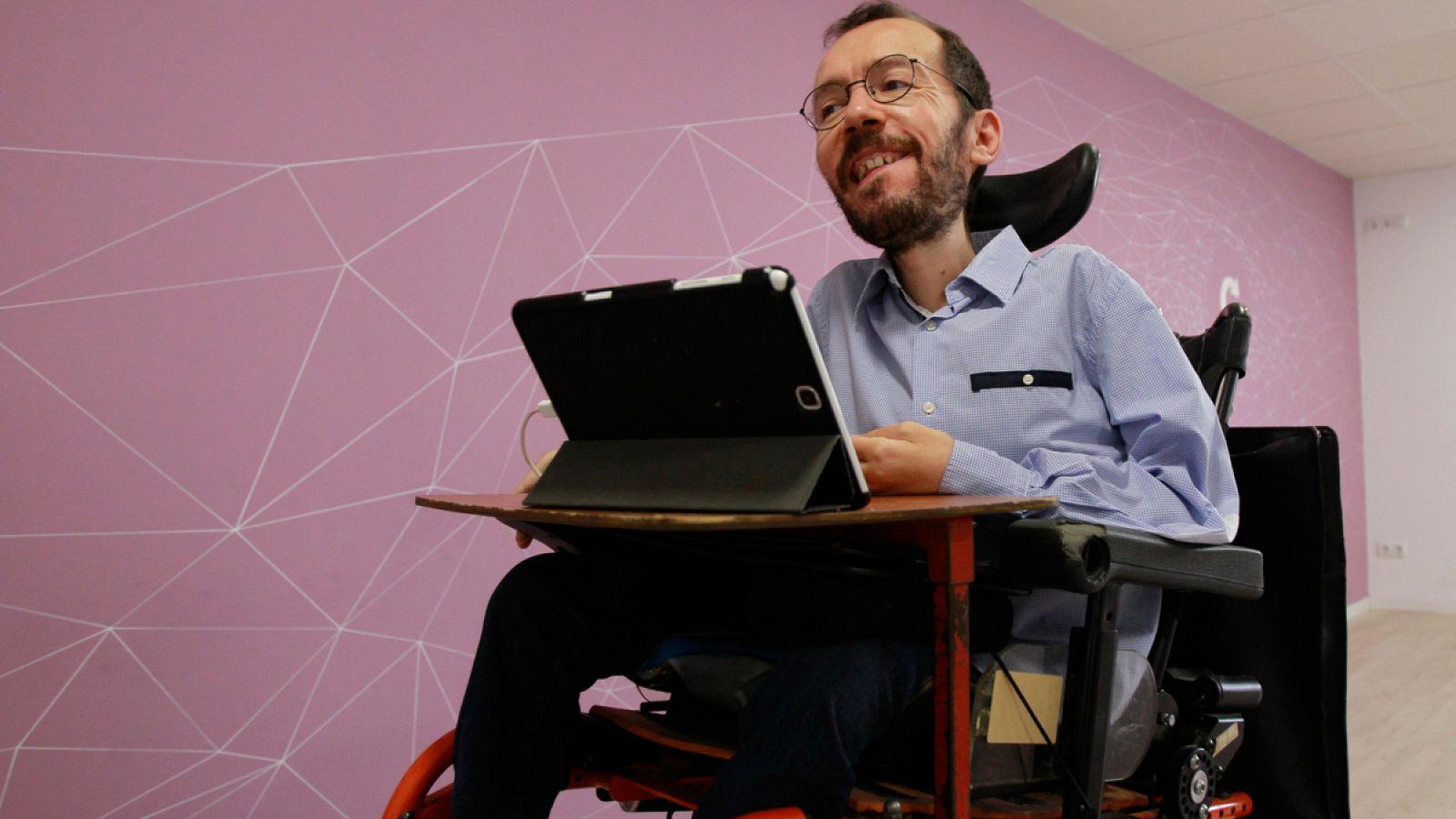 El secretario de Organización de Podemos, Pablo Echenique