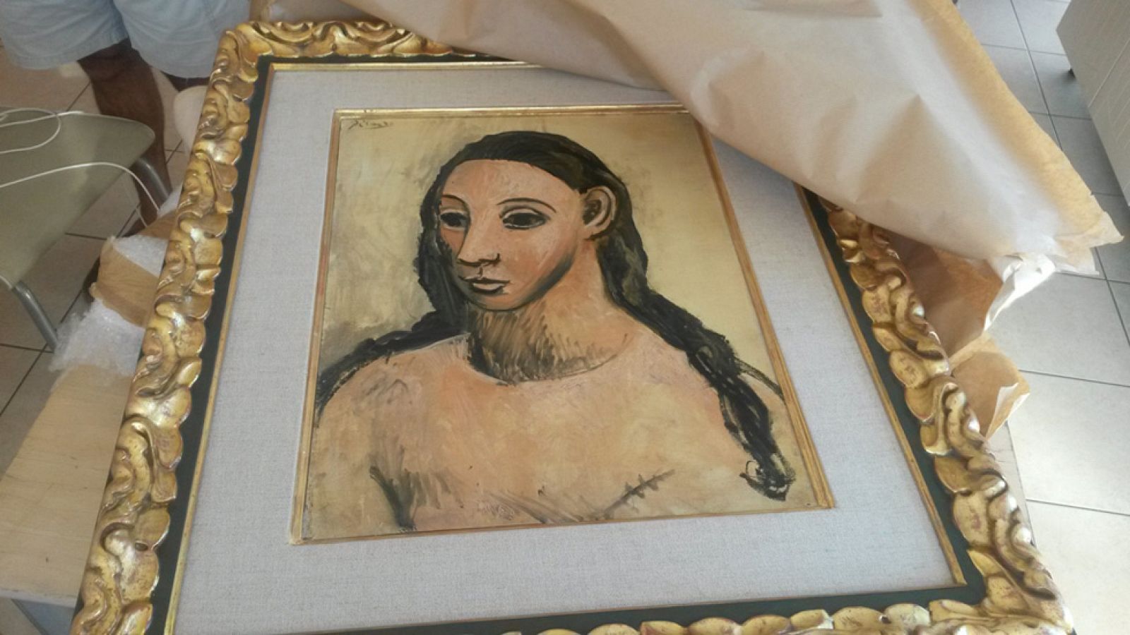 El cuadro de picasso 'Cabeza de mujer joven', valorado en 26 millones de euros