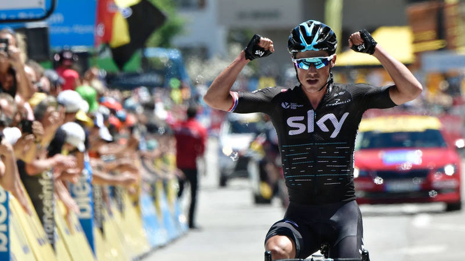 Kennaugh se luce en Alpe D'Huez