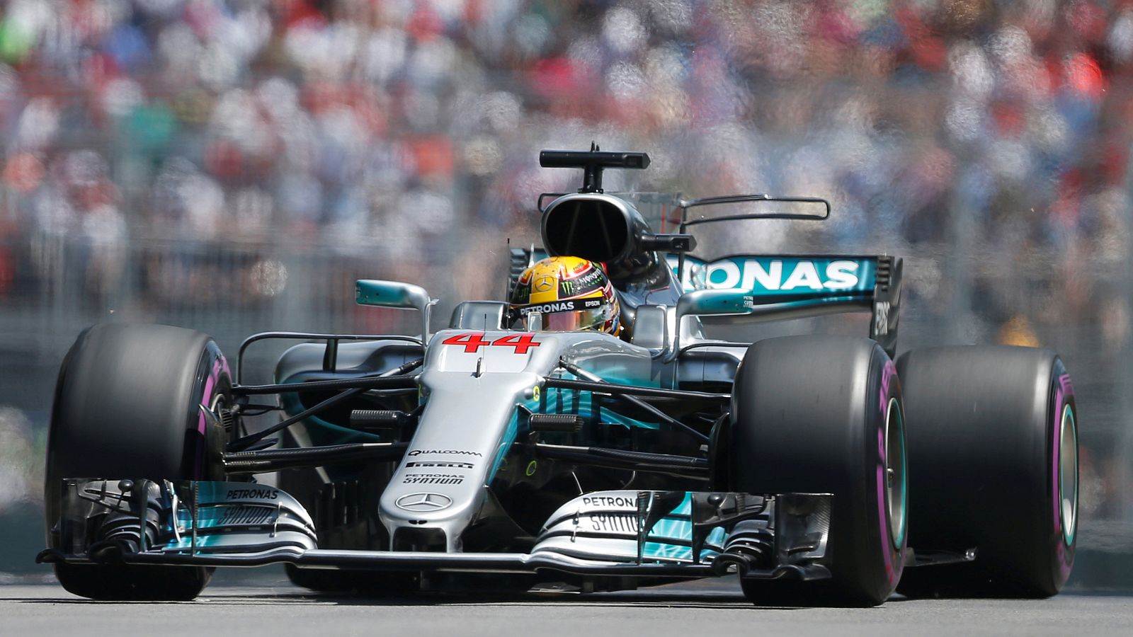 El piloto británico Lewis Hamilton, en el GP de Canadá