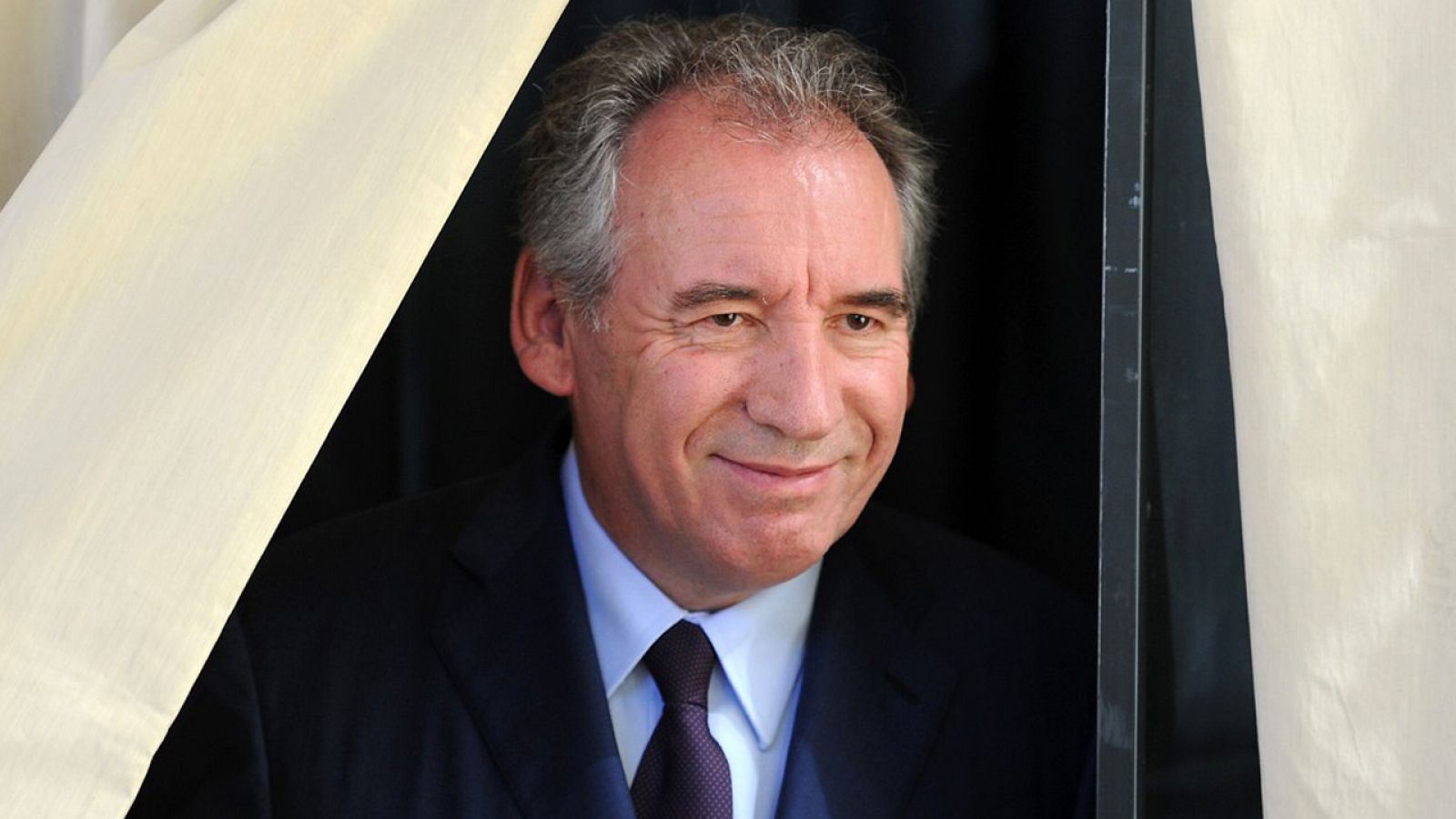 El ministro francés de Justicia y líder del Movimiento a la Democracia, François Bayrou, en las últimas elecciones.