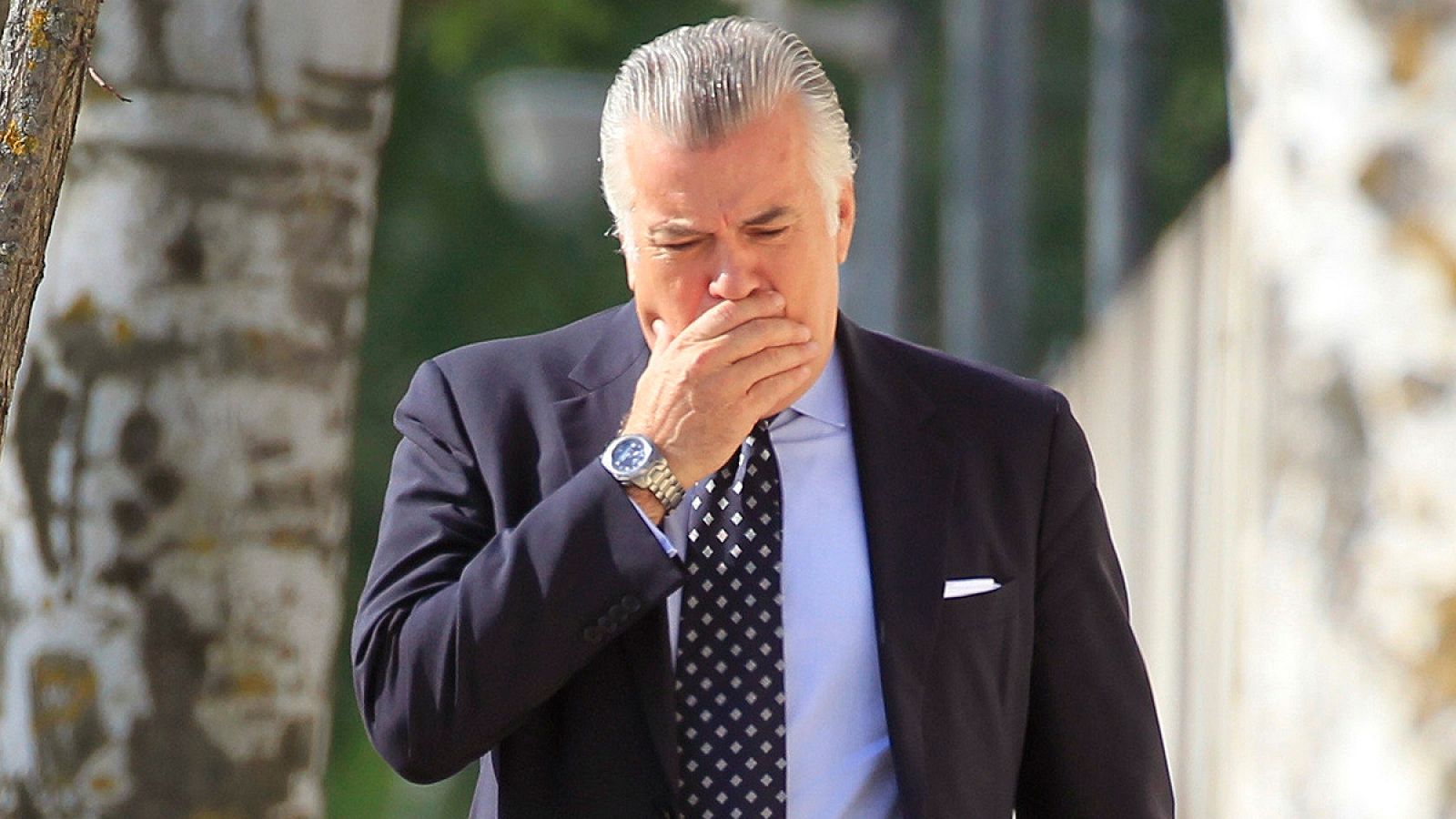 El extesorero del PP Luis Bárcenas, a su llegada a la Audiencia Nacional