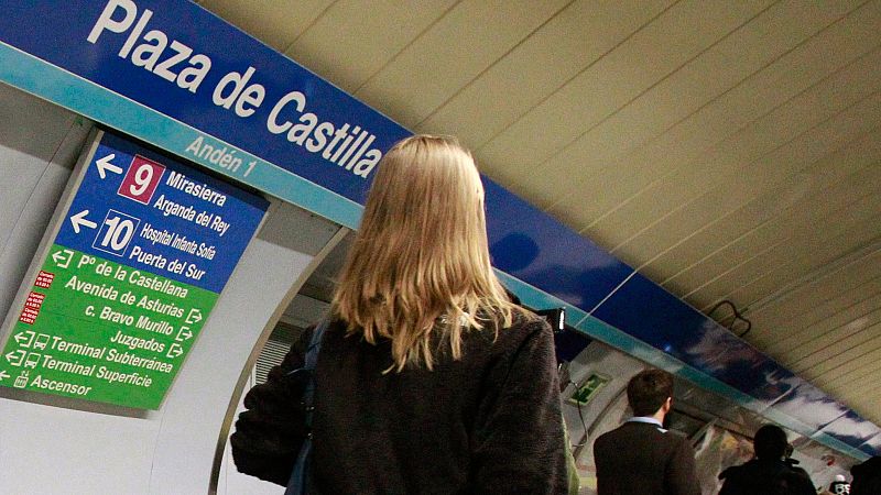 Imagen de archivo del andén de una estación del Metro de Madrid